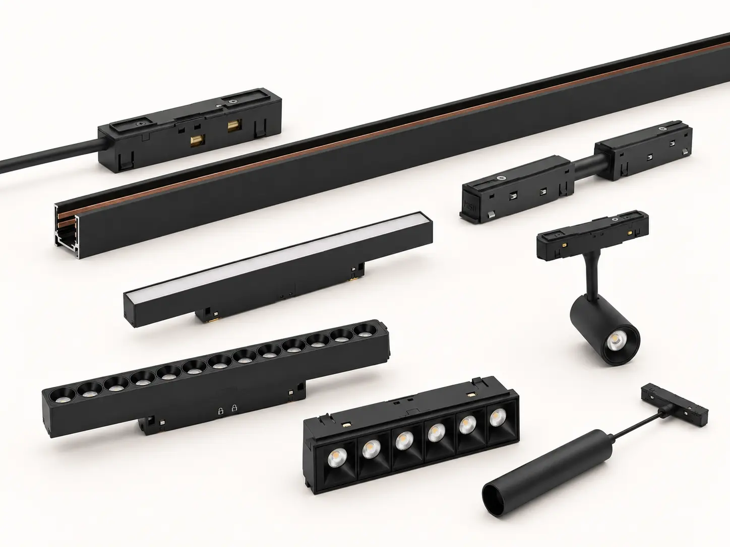 Magnetic Track System Components_